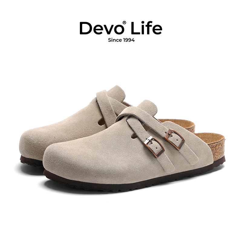 的沃 Devo 清仓！ 软木包头勃肯鞋 男女同款 109.65元