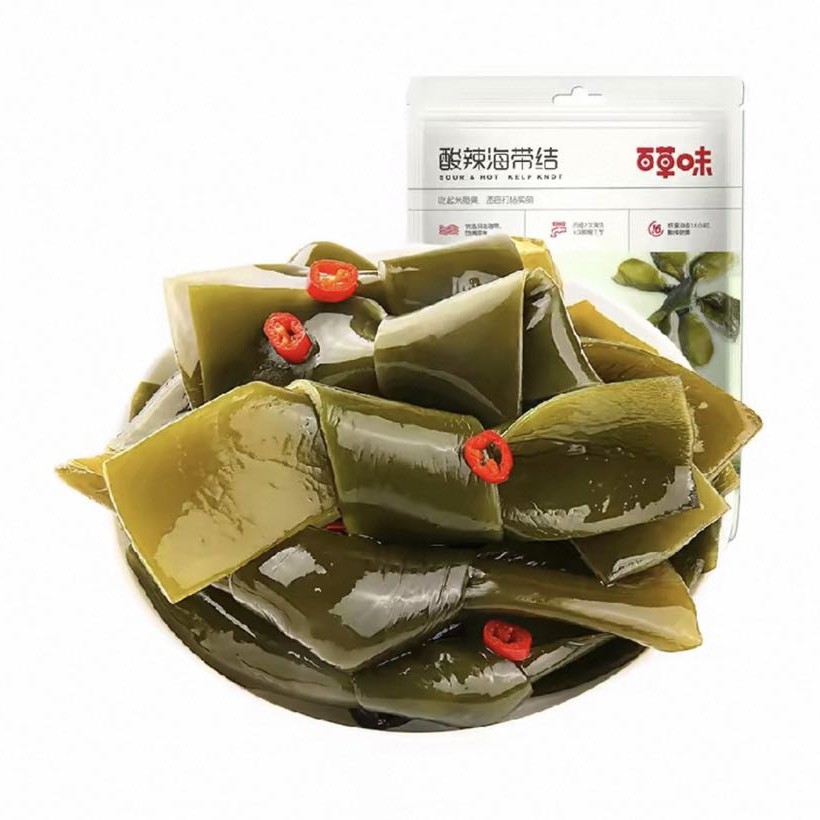 88VIP、今日必买：百草味 酸辣海苔结200g/烧烤味鱼丸108g 1.55元淘金币到手1.07