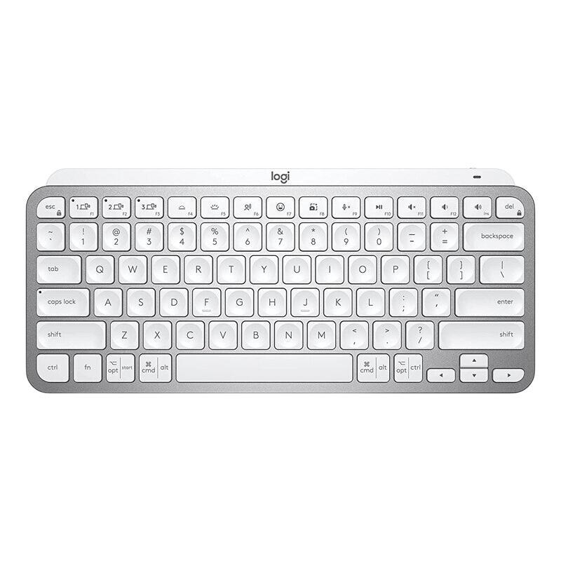 logitech 罗技 MX Keys Mini 79键 蓝牙无线薄膜键盘 浅灰 单光 576.01元（需用券）