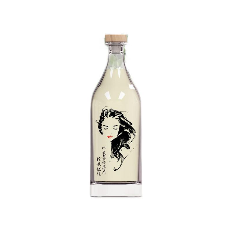 武陵酒 琥珀优雅女神雕刻版 53度酱香型白酒 1000mL*1瓶礼盒装 1685元（需用券