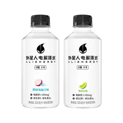 外星人迷你电解质水300mL 6瓶 88会员18.9元