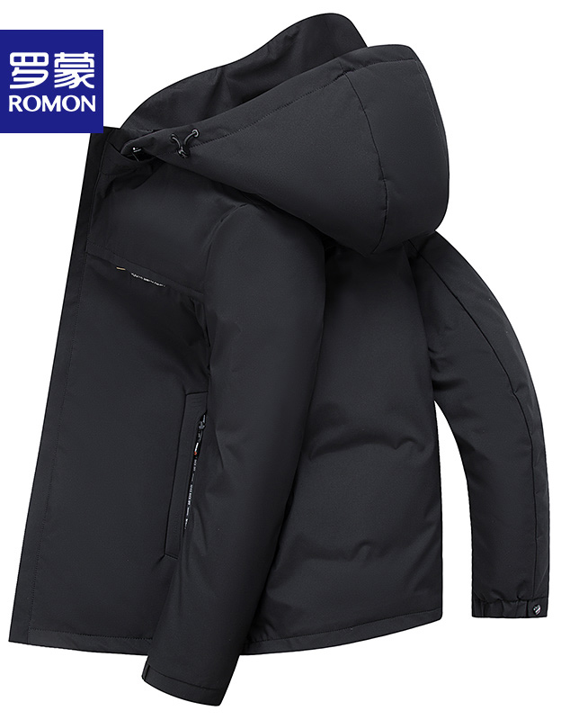 罗蒙 行政夹克羽绒服 90鸭绒 Y147A28 143.91元 - 86线报