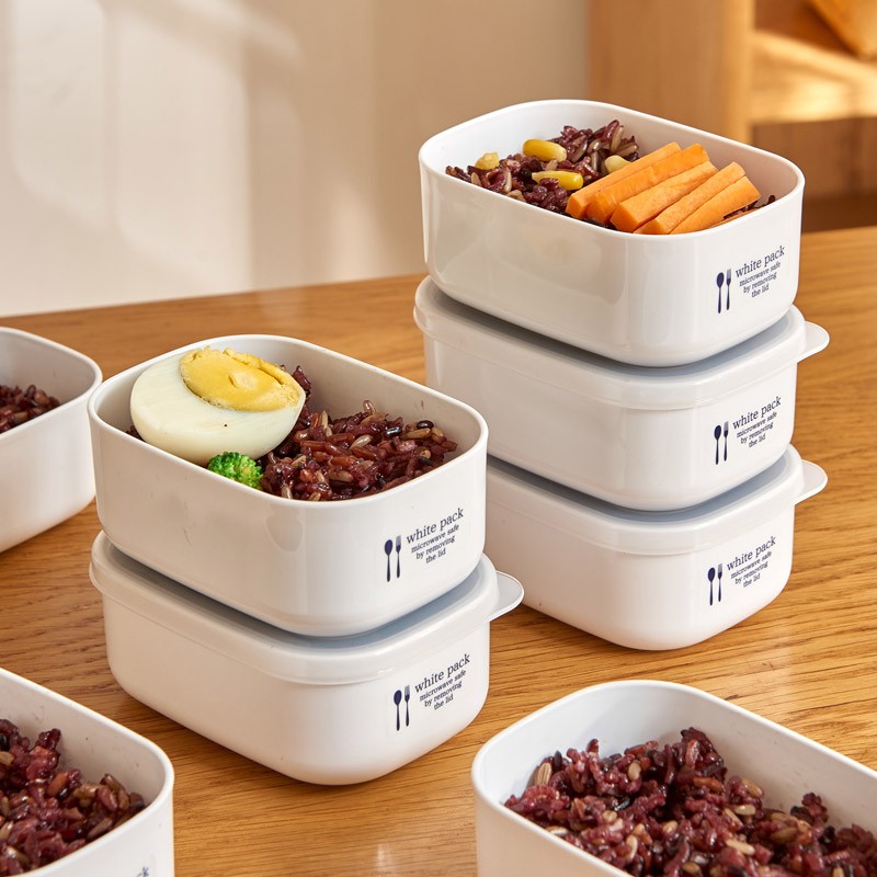 Sungsa 日本品牌减脂餐定量糙米饭盒杂粮饭分装小饭盒冷冻保鲜盒微波炉 280ml