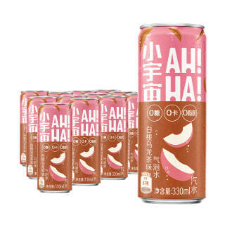 Coca-Cola 可口可乐 小宇宙 AH—HA 0糖0卡0脂 白桃乌龙茶味 气泡水汽水饮料 330ml*12罐 整箱装 可口可乐出品 新老包装随机发货 22.02元(需买2件,共44.04元)