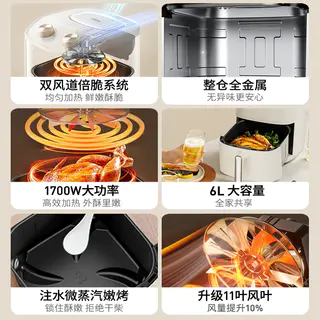 九阳 空气炸锅5L 103.9元 - 86线报 九阳 空气炸锅5L 103.9元 - 86线报