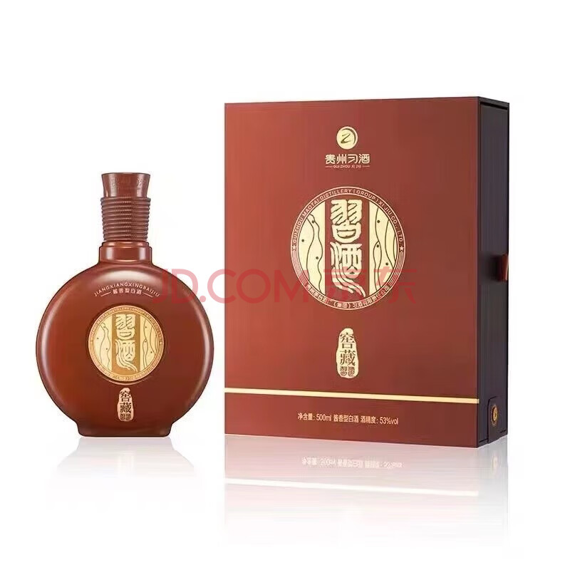 XIJIU 习酒 窖藏1988行政版 53度 酱香型白酒 500mL 单瓶装 ￥298.35