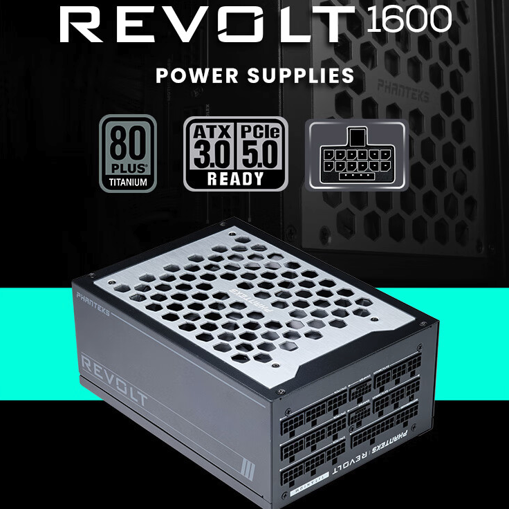 PLUS会员：PHANTEKS 追风者 REVOLT 钛金牌（94%）全模组ATX电源 1600W 1824.05元包邮