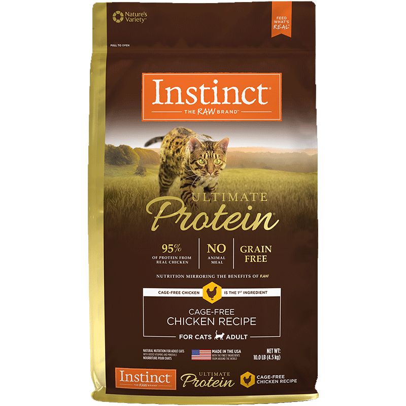 Instinct 百利 高蛋白系列 鸡肉成猫猫粮 4.5kg 373.32元包邮