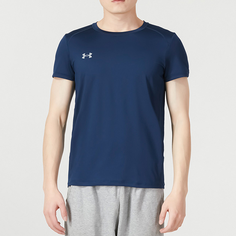 88VIP：安德玛 UA安德玛短袖T恤运动跑步圆领上衣透气速干衣休闲夏男女宽松 111.15元