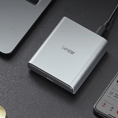 Lexar 雷克沙 时光机M2系列 LNWMB2N001T-RNSNC USB 3.0 移动固态硬盘 Type-C 1TB 银色 888