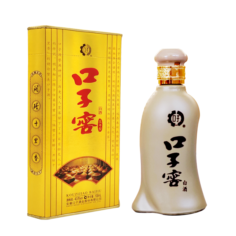 88VIP：口子窖 五年型 40.8%vol 兼香型白酒 100ml*1瓶 11.31元