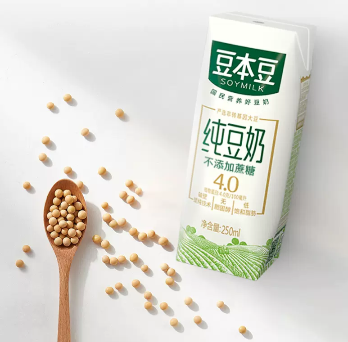 豆本豆 纯豆奶 250ml*12盒*2件 59.32元包邮（29.66元/箱）