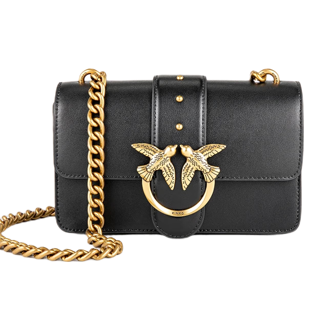 PINKO 女士牛皮单肩包 1P22JJ-Y7SP-Z99Q-U 黑色 1099元（需用券）