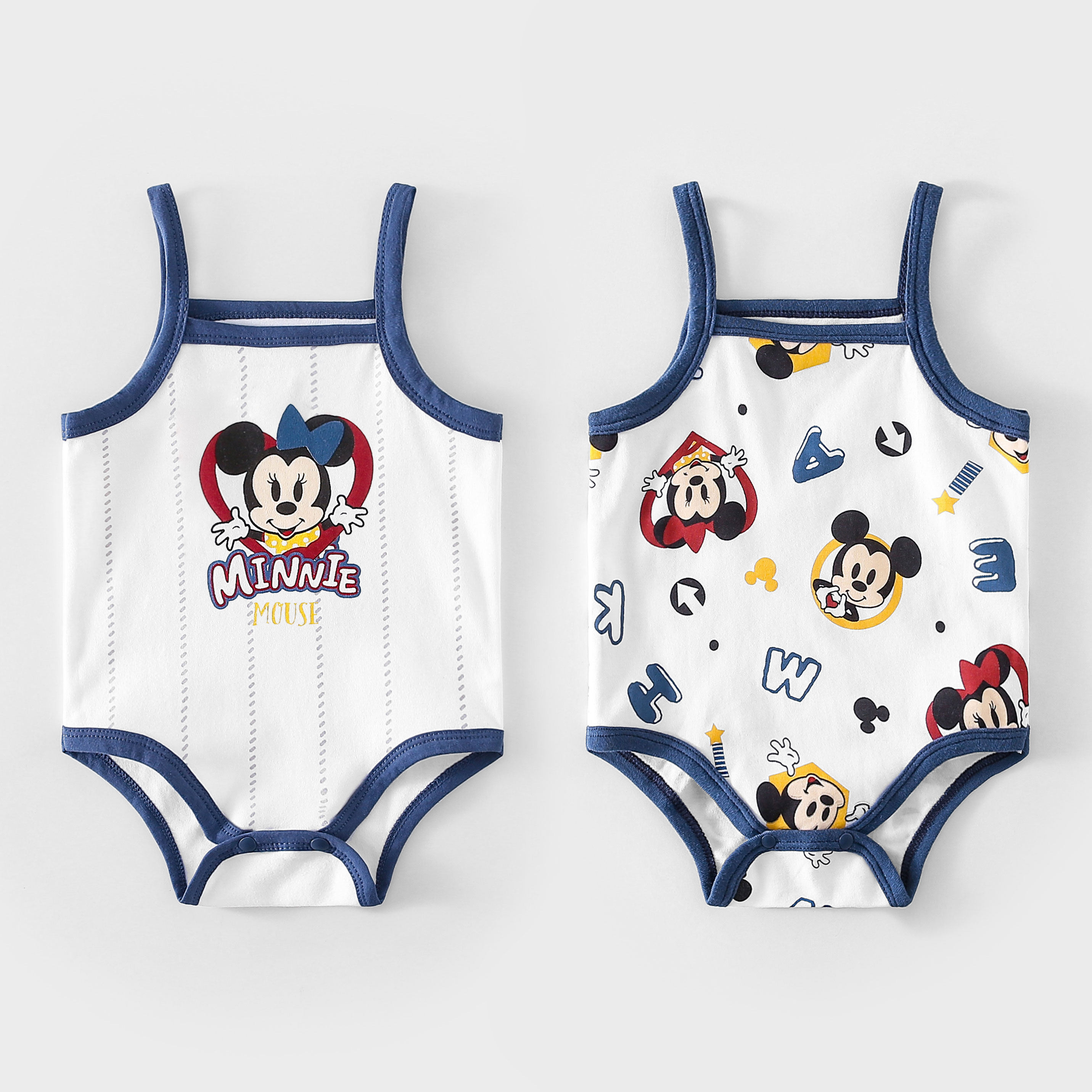 多嘻噜卡 婴儿包屁衣肚兜护肚吊带纯棉夏季薄款宝宝护肚脐肚围新生婴幼神