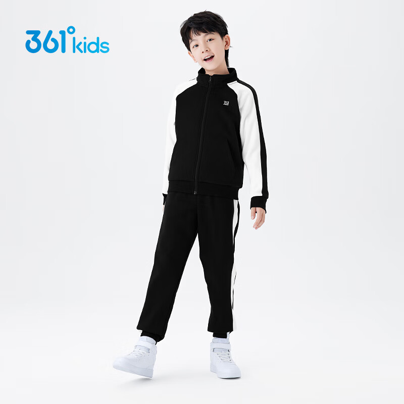 PLUS会员：361° 冬季男女儿童运动针织套装 85.1元（需用券）