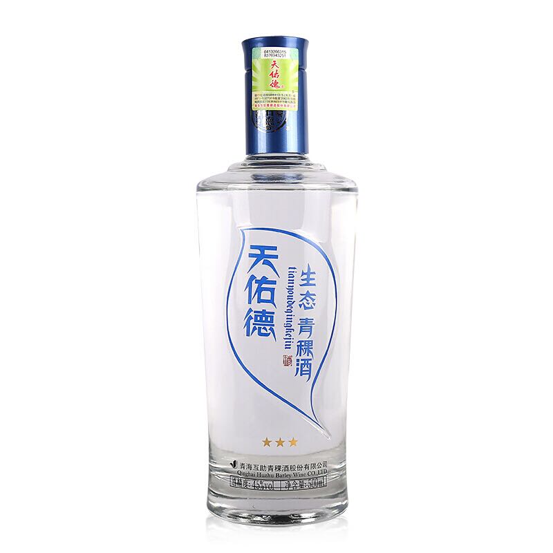 天佑德 三星生态 45%vol 清香型白酒 500ml 单瓶装 45.22元（需用券）