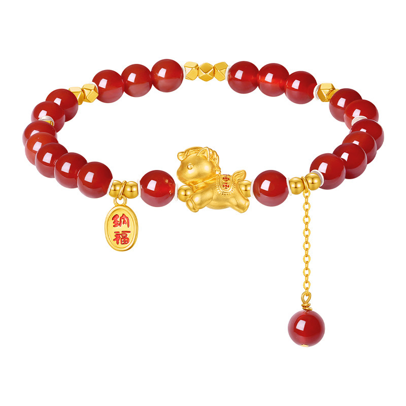 周大生 红玛瑙手链 生肖马 S0W900622CH 274元（需用券）