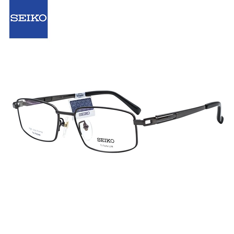 SEIKO 精工 眼镜框男款全框钛材眼镜架HC1006 74+蔡司1.67防蓝光 2066.85元（需用