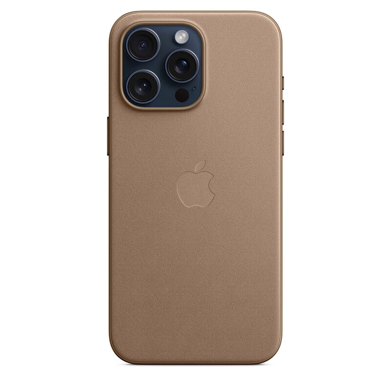 Apple 苹果 iPhone 15 Pro Max MagSafe 精织斜纹保护壳 - 浅褐色 保护套 手机套 手机壳 383.2元