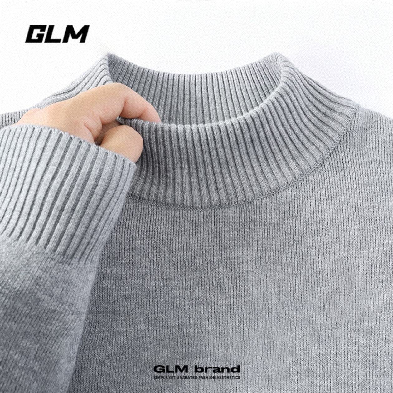 再降价、plus会员：GLM 男士半高领毛衣 *3件 98.5元（32.83元/件、包邮）