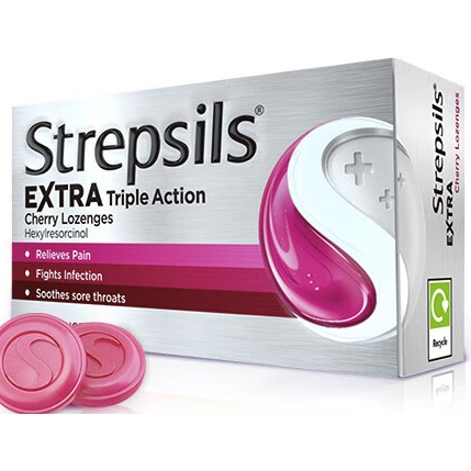 Strepsils 使立消 润喉糖 樱桃味 24粒 74.9元（需用券）