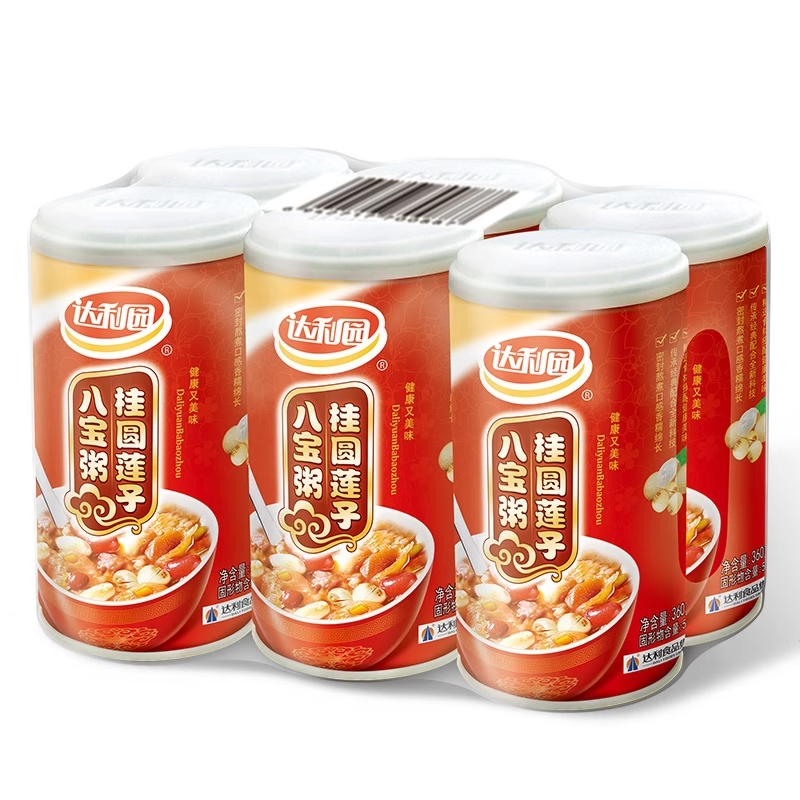 达利园八宝粥360ml桂圆莲子粥即食方便早餐速食粥散装多口味 ￥8.99