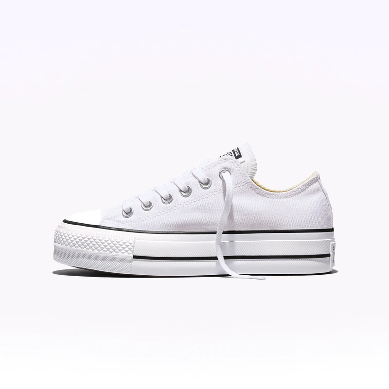 匡威 All Star Lift 男女款 经典厚底鞋小白鞋帆布鞋 560251C 301.55元 - 线报酷