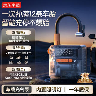 京东京造 无线充气宝汽车轮胎充气泵公路车打气泵带测胎压电动车载打气筒 106元 - 86线报 京东京造 无线充气宝汽车轮胎充气泵公路车打气泵带测胎压电动车载打气筒 106元 - 86线报