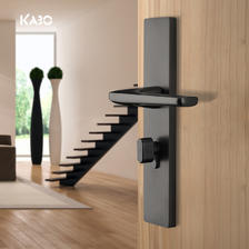 KABO 德国KABO磁吸门锁室内简约卧室静音房门锁北欧卫生间现代实木门锁 132.53