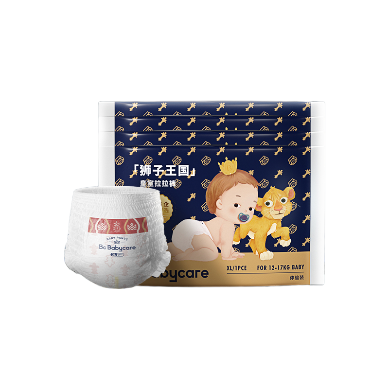 babycare 皇室狮子王国系列 拉拉裤 XL4片 9.9元