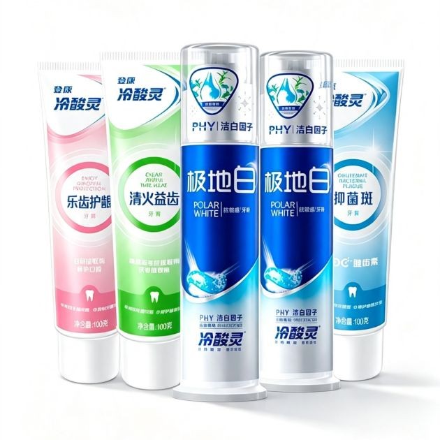 冷酸灵 极地白抗敏感 美白护龈泵式2支+软管3支 500g*1套 27.14元（需用券）