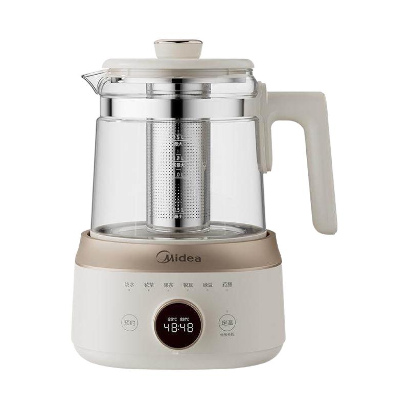 淘金币可用、今日必买：美的 MK-YS15B201 1.5L 恒温 养生壶 152.85元（晒图返30元