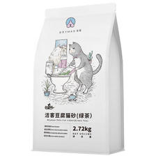 环保除臭、PLUS会员：DRYMAX 洁客 豆腐猫砂 绿茶味2.72kg 24.6元