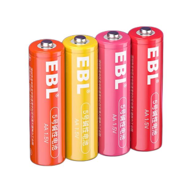 EBL 5号/7池碱性电池 4节 1.9元（需用券）