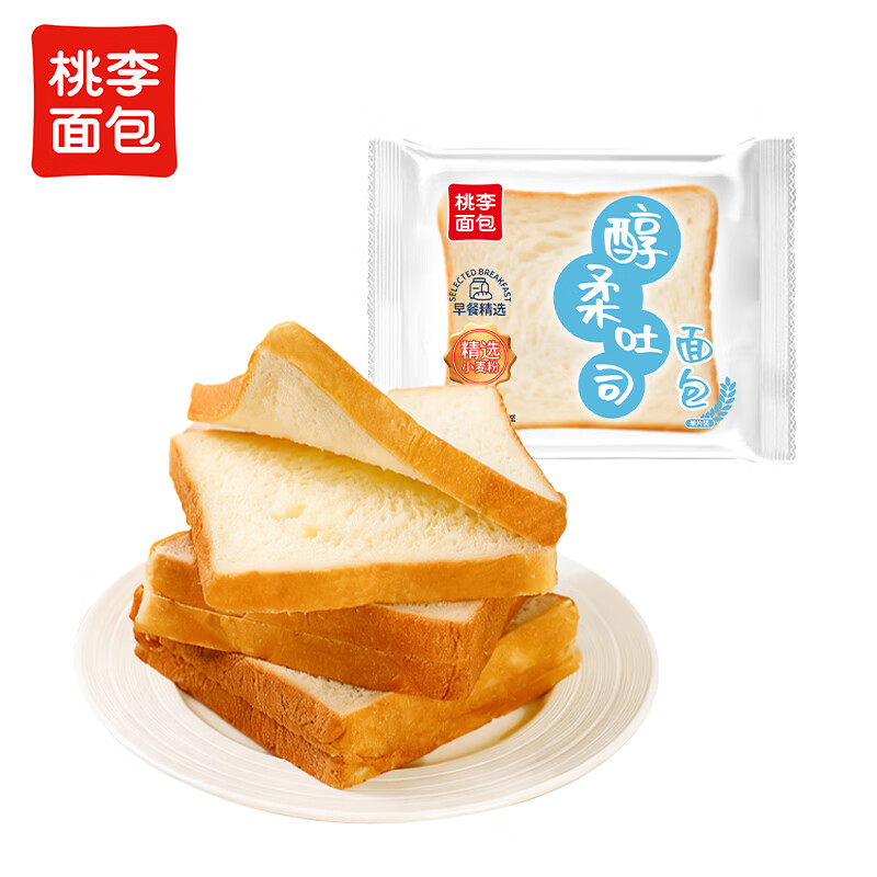 桃李 醇柔吐司面包 240g 6袋 5.78元 - 线报酷