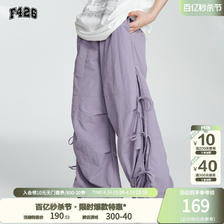 F426 国潮牌夏季侧边蝴蝶结长裤 165.53元（需买2件，共331.06元）