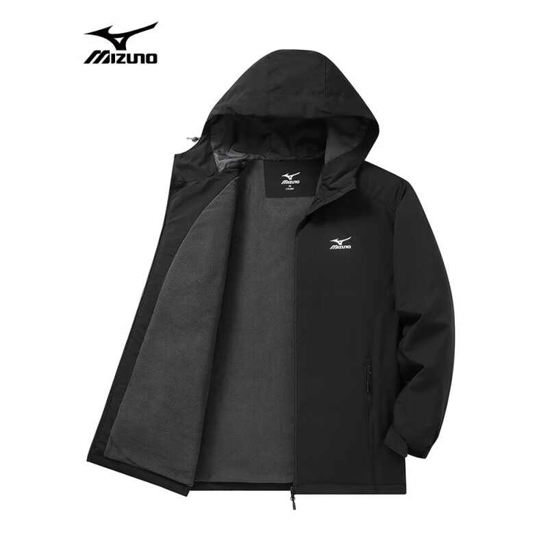 Mizuno 美津浓 户外连帽夹克 加厚加棉 219元（需用券）