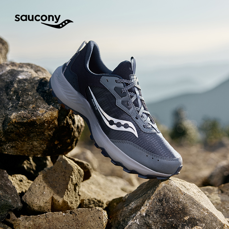 saucony 索康尼 AURA TR 男子户外跑鞋 S20862 369元包邮（双重优惠）