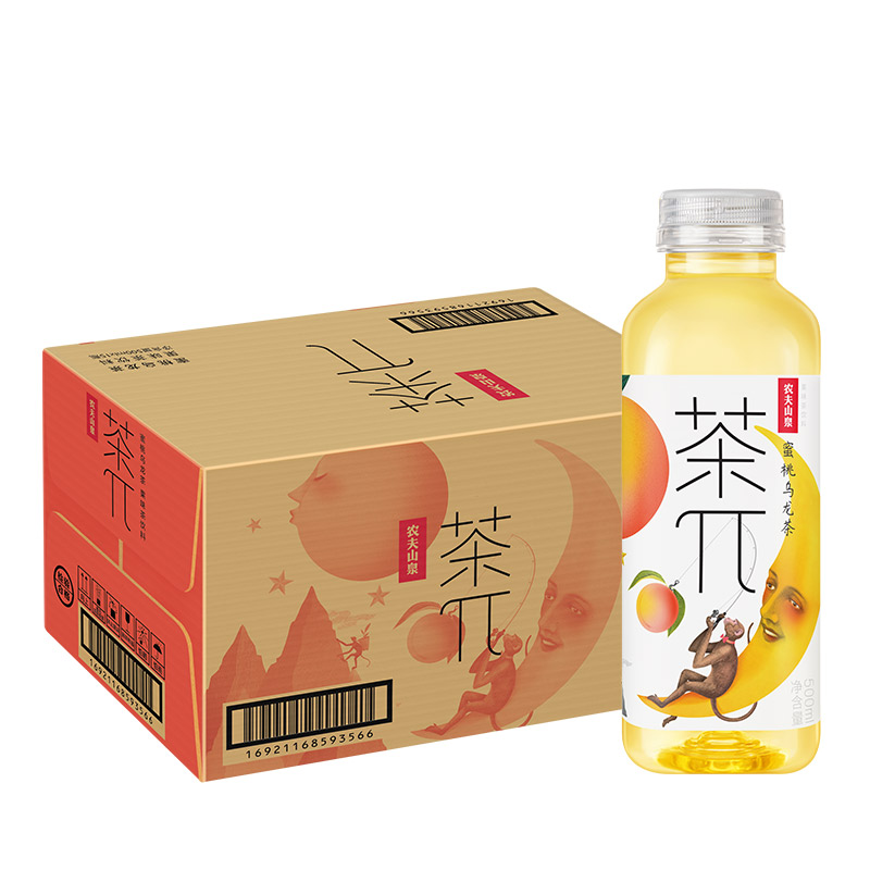88VIP：NONGFU SPRING 农夫山泉 茶派蜜桃乌龙茶500ml*15瓶 58.8元