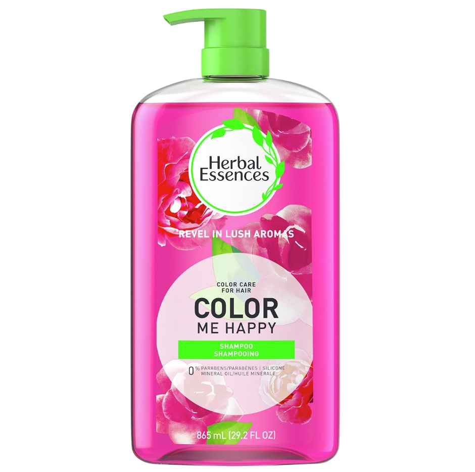 Herbal Essences 洗发水 适合成人使用 保护发色 pH 值平衡 玫瑰 29.2盎司 1件装 到