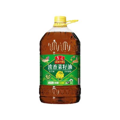 百亿补贴：鲁花低芥酸浓香家用食用油6.08L 88.9元