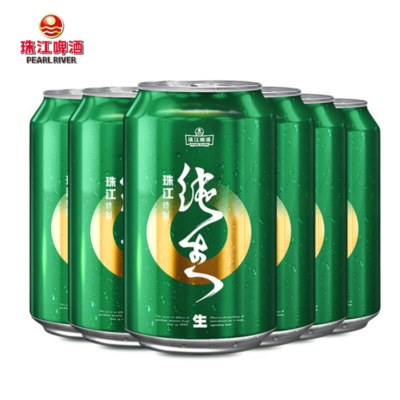 珠江啤酒 特制纯生啤酒 330ml*6罐 15.88元包邮（拍下立减）