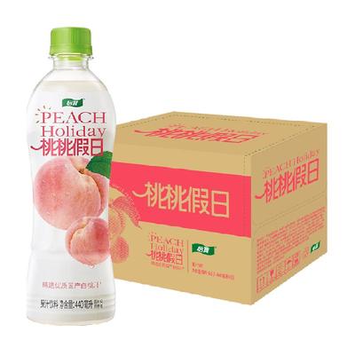 怡宝 桃桃假日 果汁饮料 440ml×15支整箱装 57.6元包邮(需领券，合28.8元/件)