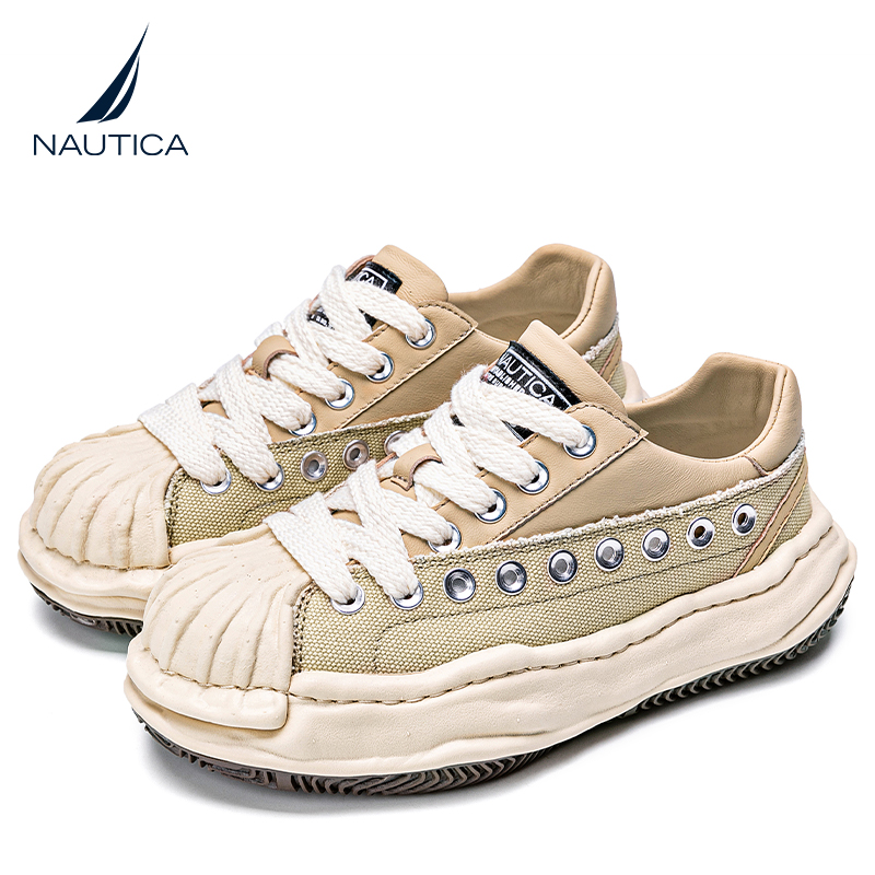 NAUTICA 庄达菲同款 贝壳头厚底溶解鞋 XA33320766 629元包邮（需用券）