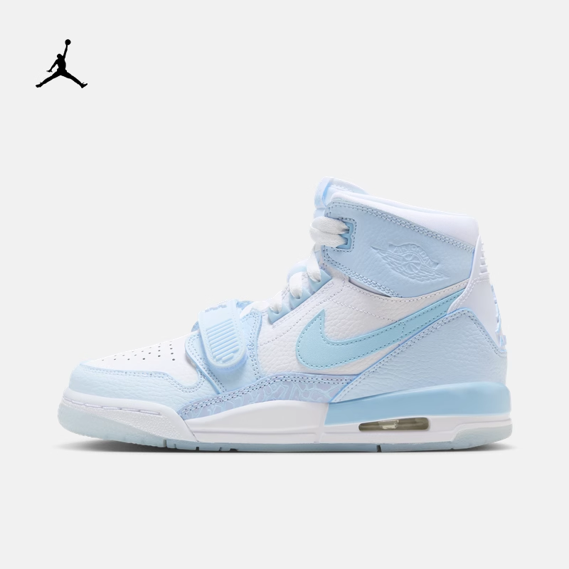 NIKE 耐克 女鞋JORDAN LEGACY AJ312蓝白中帮休闲篮球鞋FV8118-141 569元（需用券）