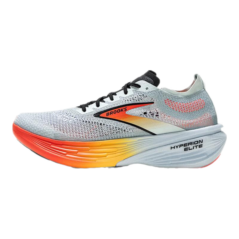 BROOKS Hyperion Elite 4 碳板竞速跑鞋 天蓝灰/白/红桃色/桔 45.5 613.2元