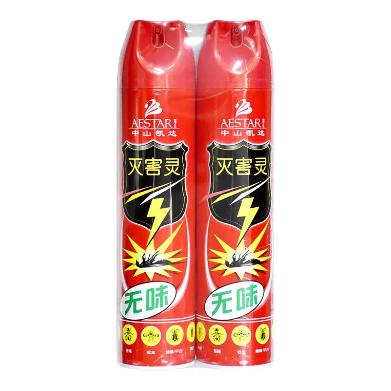 灭害灵 杀虫剂气雾剂无味 550ml*2瓶 ￥17.4