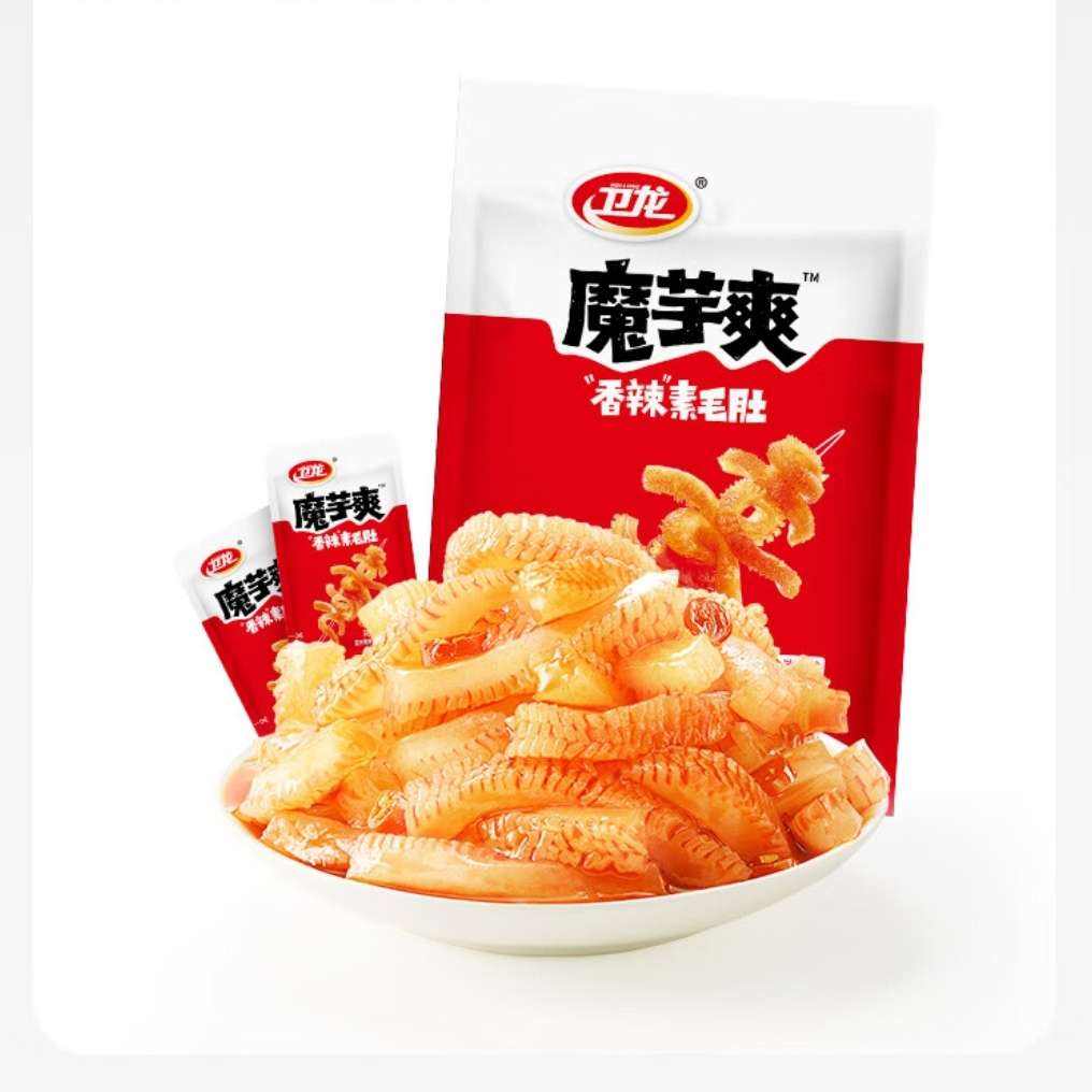 卫龙 魔芋爽 香辣素毛肚 混合口味*750g 23.9元（需领券）