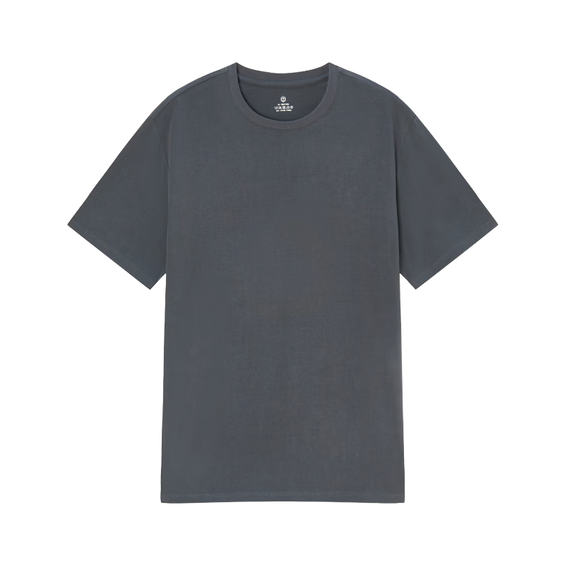 京东京造 男士T恤短袖 男女同款 深灰 L 23元/件（共69元）