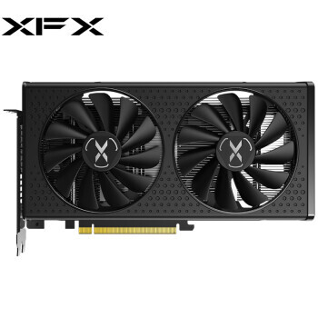 XFX 讯景 RX 6600 黑狼 显卡 8GB 黑色 1779元（需用券）